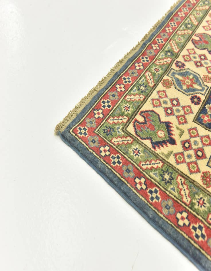Detail image of  6' 6 x 9' 3  Hand Knotted Kazak Rug