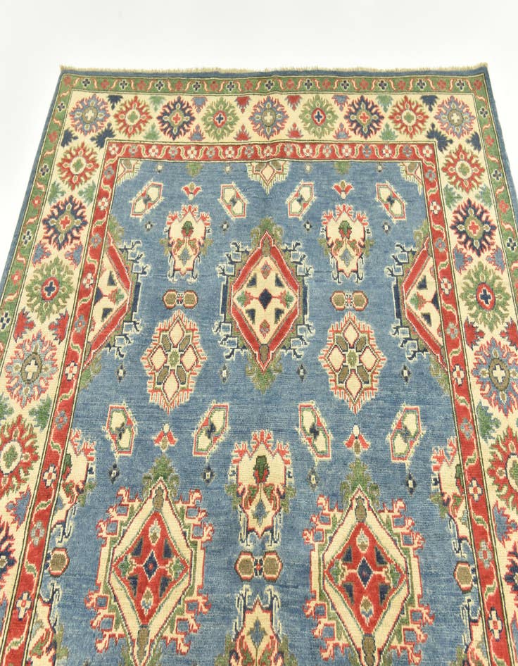 Detail image of  5' 9 x 7' 9  Hand Knotted Kazak Rug