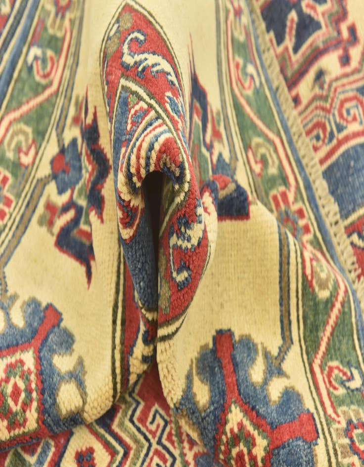 Detail image of  5' 8 x 7' 9  Hand Knotted Kazak Rug