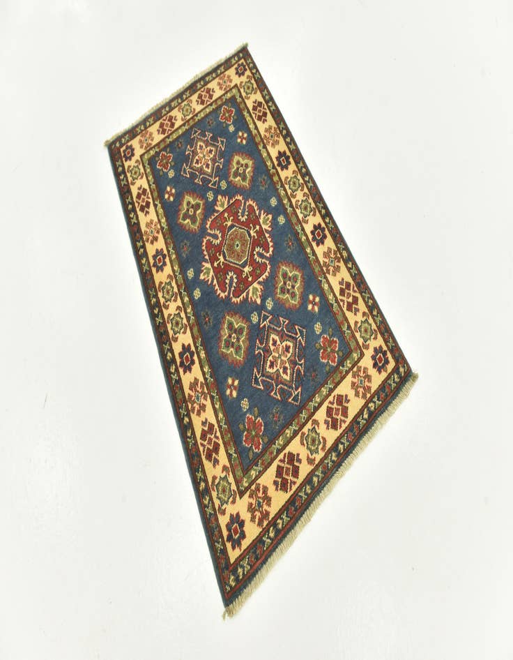 Detail image of  2' 7 x 4' 3  Hand Knotted Kazak Rug