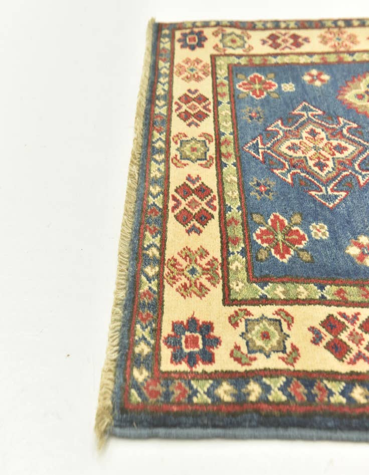 Detail image of  2' 7 x 4' 3  Hand Knotted Kazak Rug