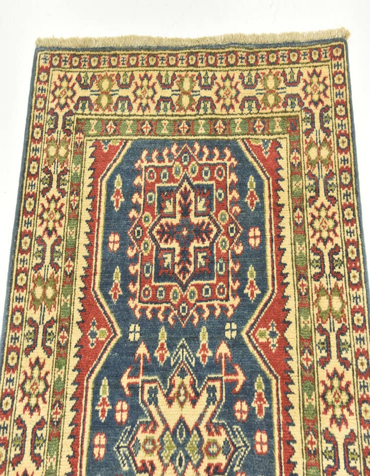 Detail image of  2' 9 x 3' 11  Hand Knotted Kazak Rug
