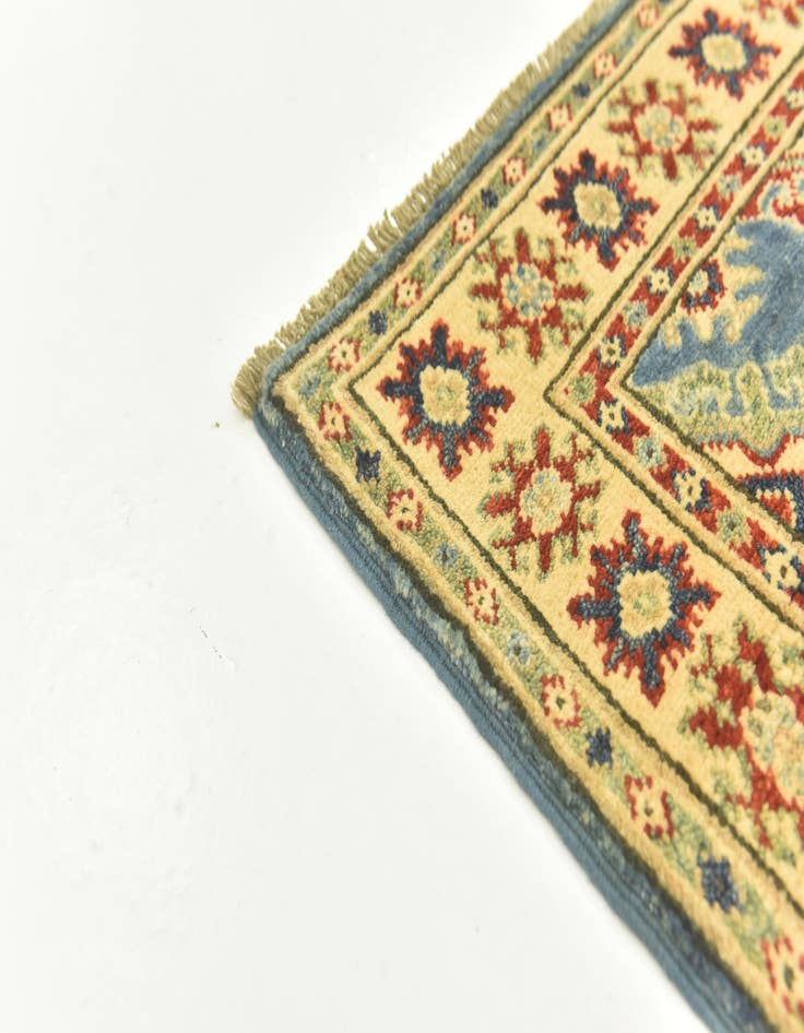 Detail image of  2' 9 x 4' 4  Hand Knotted Kazak Rug