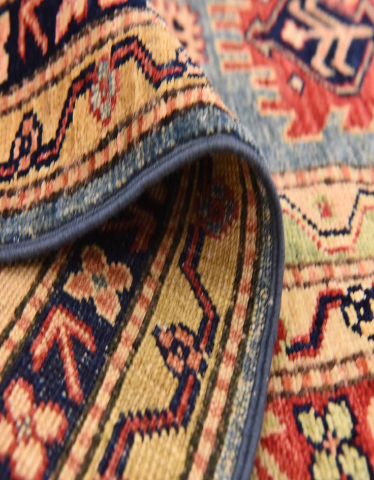 Detail image of  6' 7 x 9' 4  Hand Knotted Kazak Oriental Rug