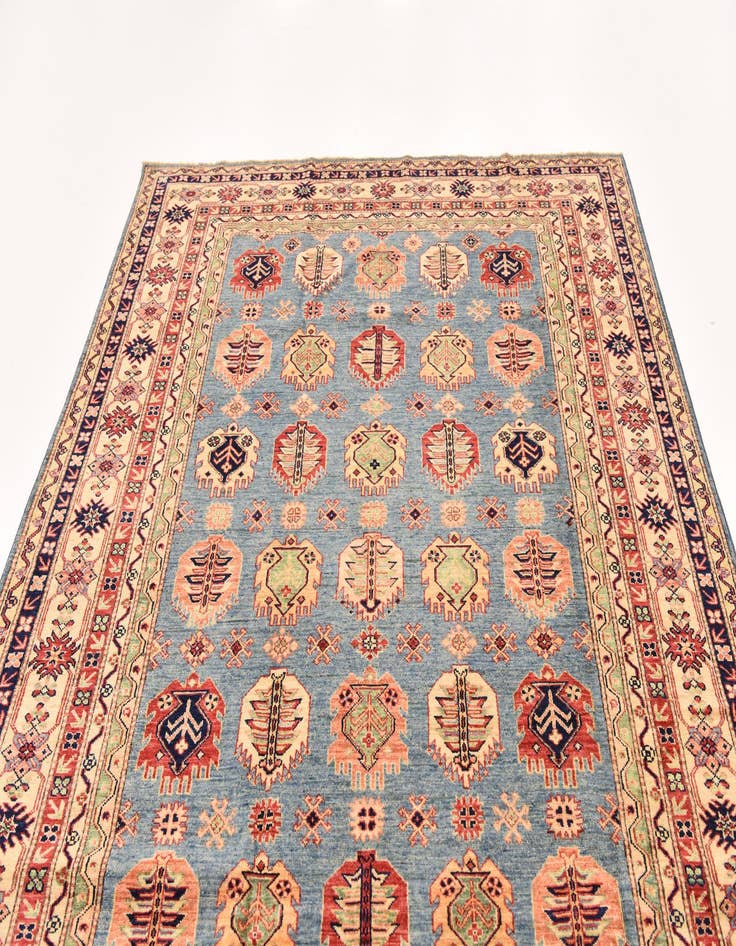 Detail image of  6' 7 x 9' 4  Hand Knotted Kazak Oriental Rug