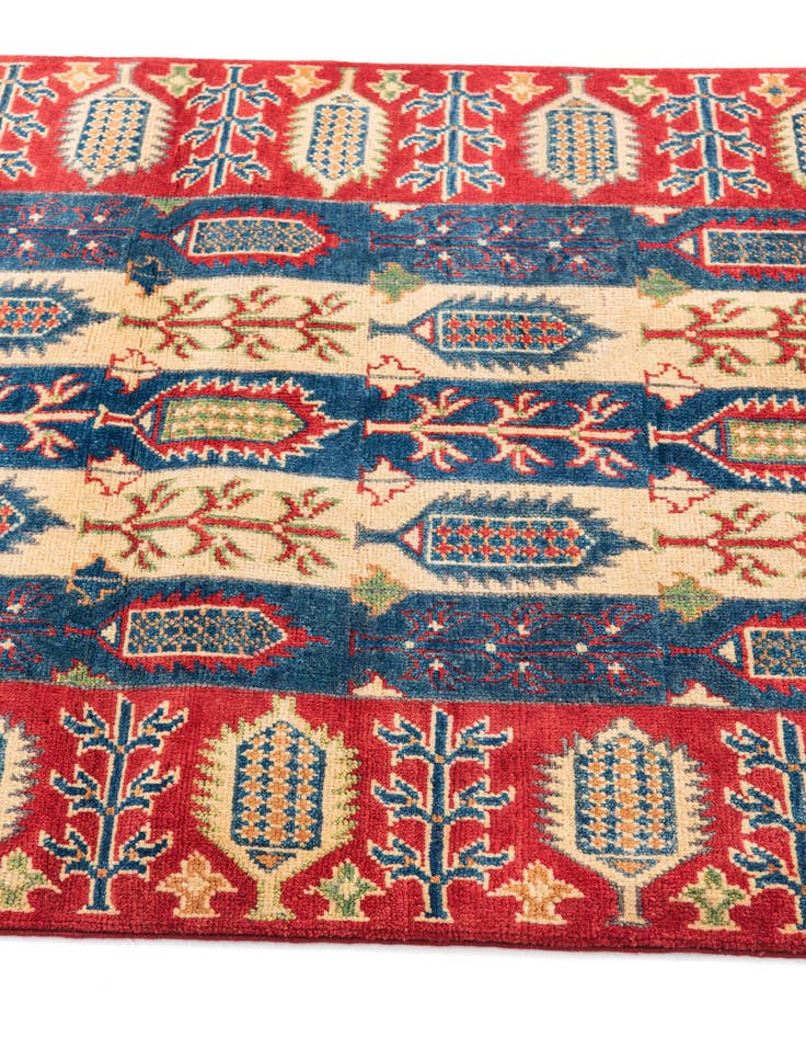 Detail image of  3' 3 x 5'  Hand Knotted Kazak Rug
