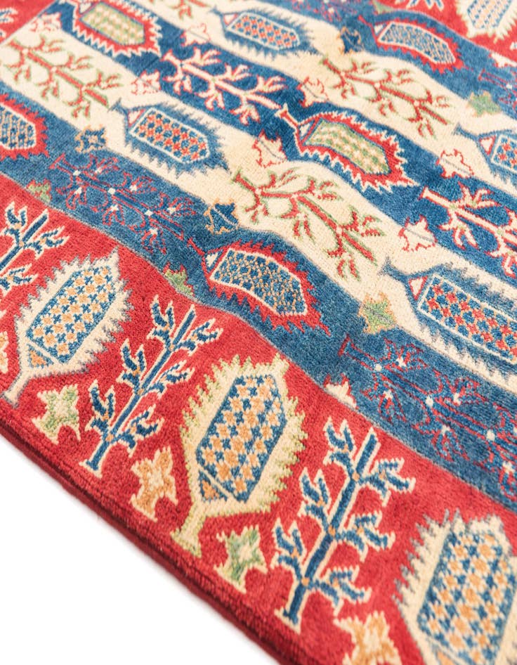 Detail image of  3' 3 x 5'  Hand Knotted Kazak Rug