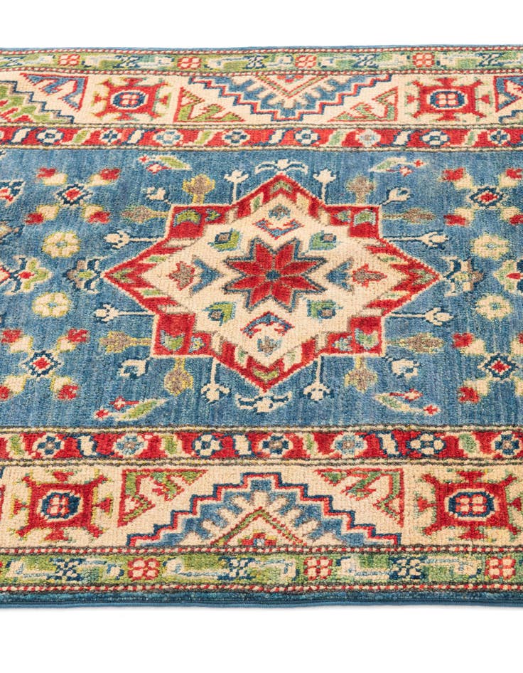 Detail image of  2' 8 x 4' 2  Hand Knotted Kazak Rug