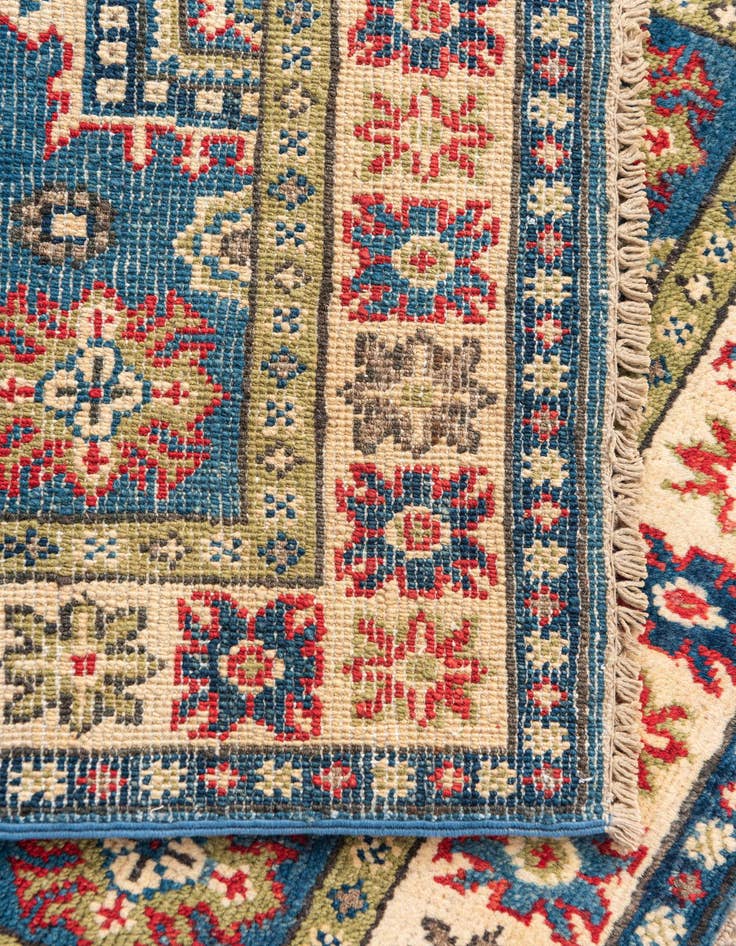 Detail image of  2' 7 x 4' 2  Hand Knotted Kazak Rug