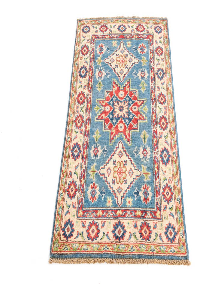 Detail image of  2' 7 x 4'  Hand Knotted Kazak Rug