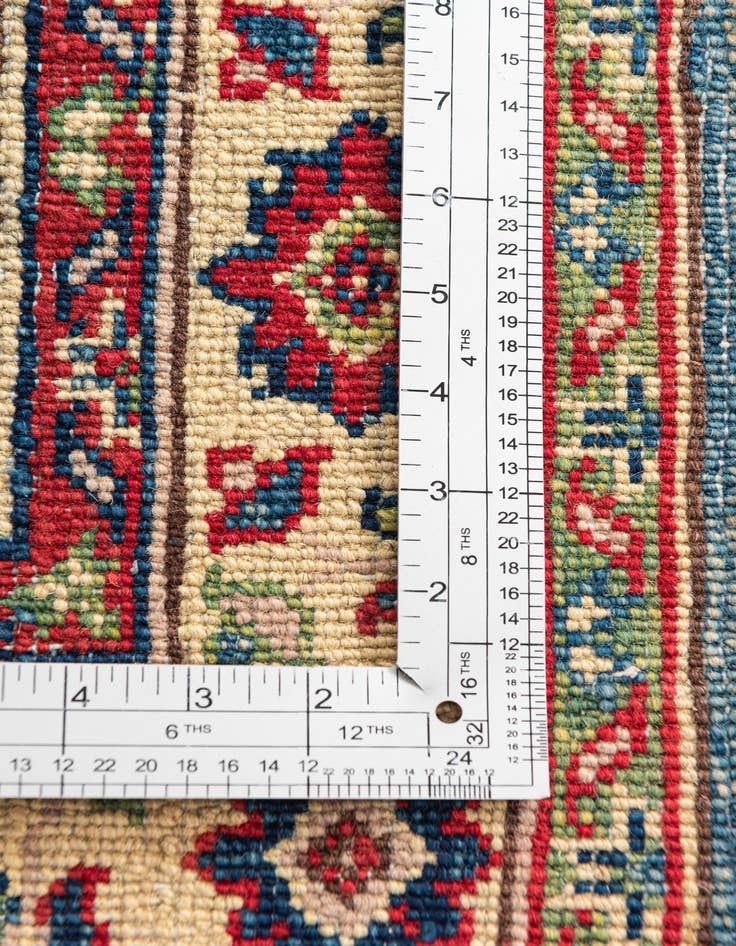 Detail image of  2' 7 x 4'  Hand Knotted Kazak Rug