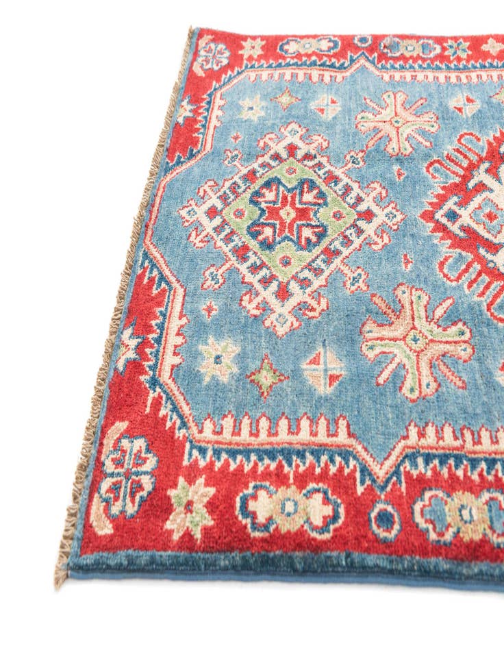 Detail image of  2' 9 x 4' 2  Hand Knotted Kazak Rug