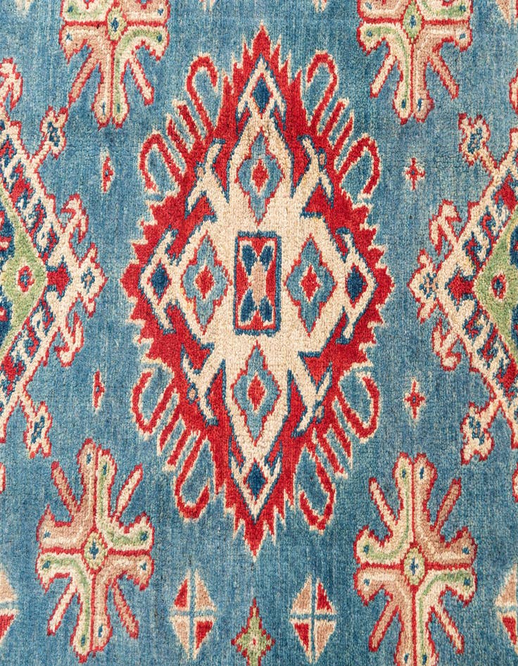 Detail image of  2' 9 x 4' 2  Hand Knotted Kazak Rug