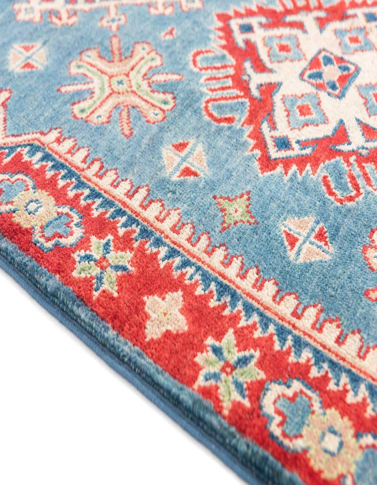 Detail image of  2' 9 x 4' 2  Hand Knotted Kazak Rug