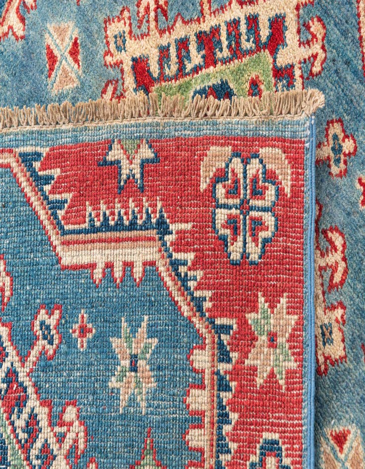 Detail image of  2' 9 x 4' 2  Hand Knotted Kazak Rug