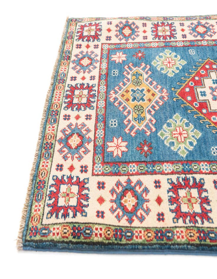 Detail image of  2' 10 x 4' 3  Hand Knotted Kazak Rug