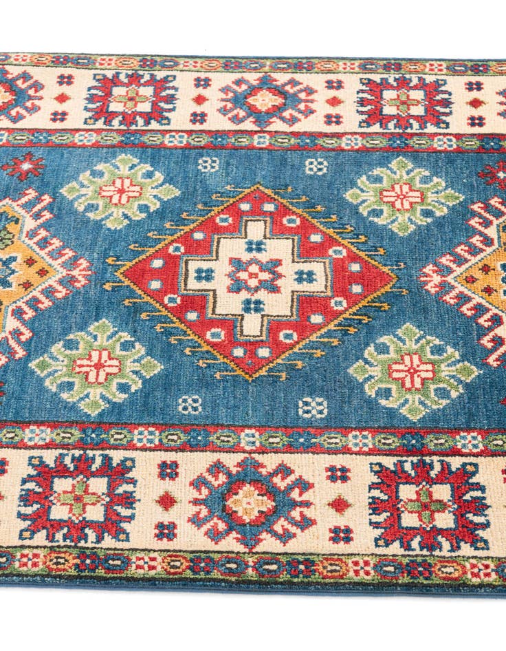 Detail image of  2' 10 x 4' 3  Hand Knotted Kazak Rug