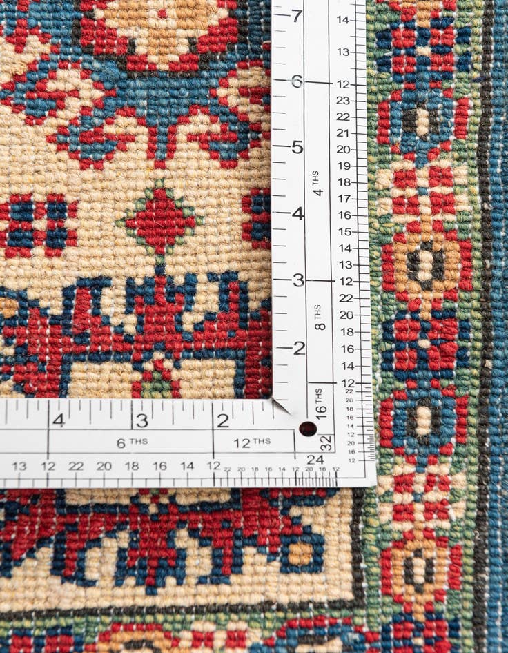 Detail image of  2' 10 x 4' 3  Hand Knotted Kazak Rug