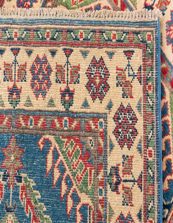 Detail image of  2' 8 x 4' 2  Hand Knotted Kazak Rug