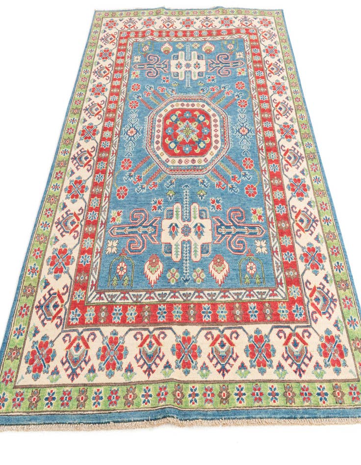 Detail image of  5' 7 x 7' 9  Hand Knotted Kazak Rug