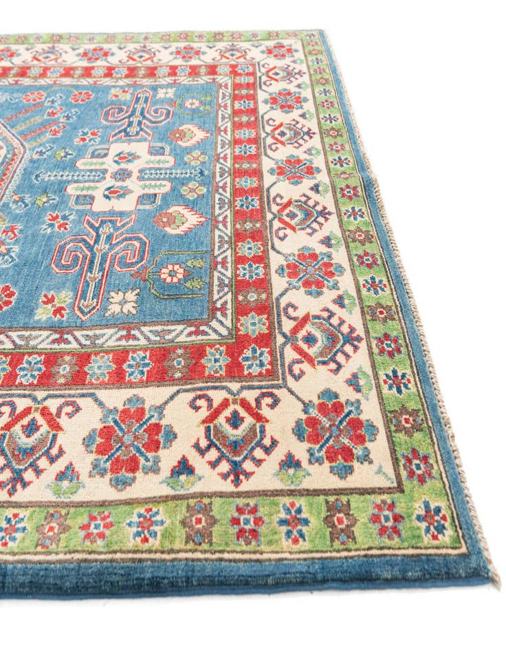 Detail image of  5' 7 x 7' 9  Hand Knotted Kazak Rug