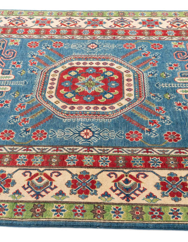 Detail image of  5' 7 x 7' 9  Hand Knotted Kazak Rug