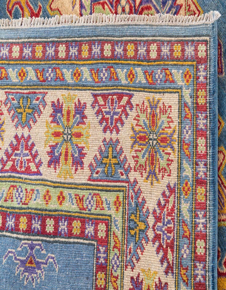Detail image of  5' 6 x 7' 10  Hand Knotted Kazak Rug