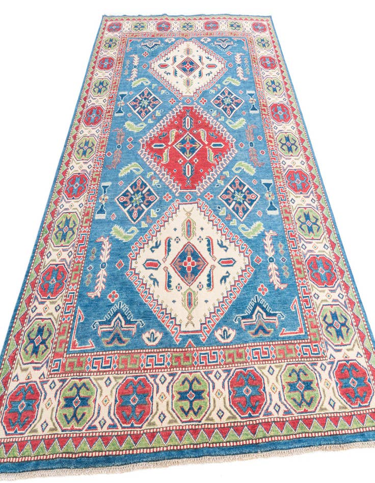 Detail image of  6' 4 x 9' 8  Hand Knotted Kazak Rug
