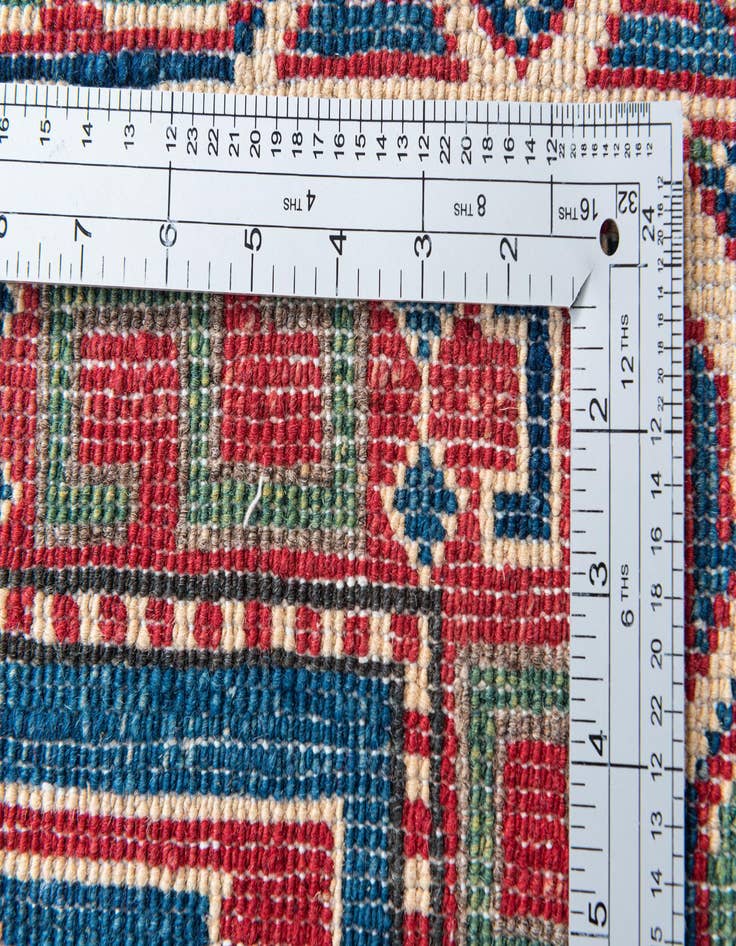 Detail image of  6' 4 x 9' 8  Hand Knotted Kazak Rug