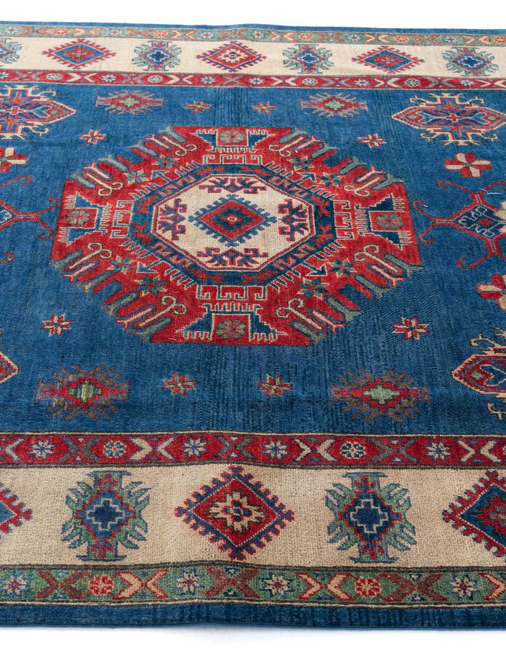 Detail image of  6' 5 x 9' 7  Hand Knotted Kazak Rug