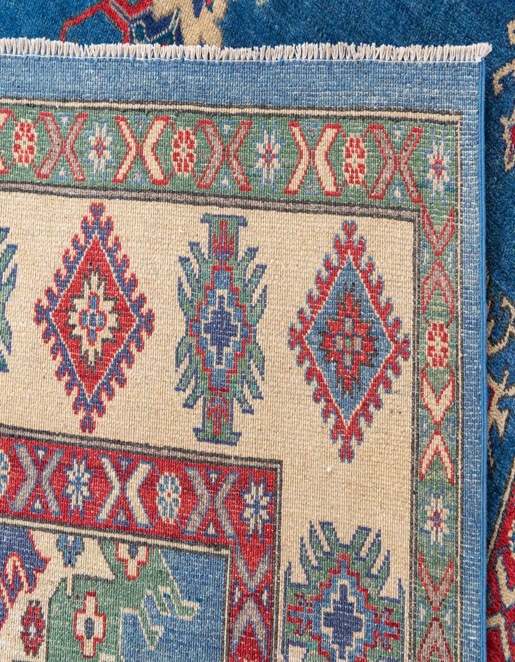 Detail image of  6' 5 x 9' 7  Hand Knotted Kazak Rug