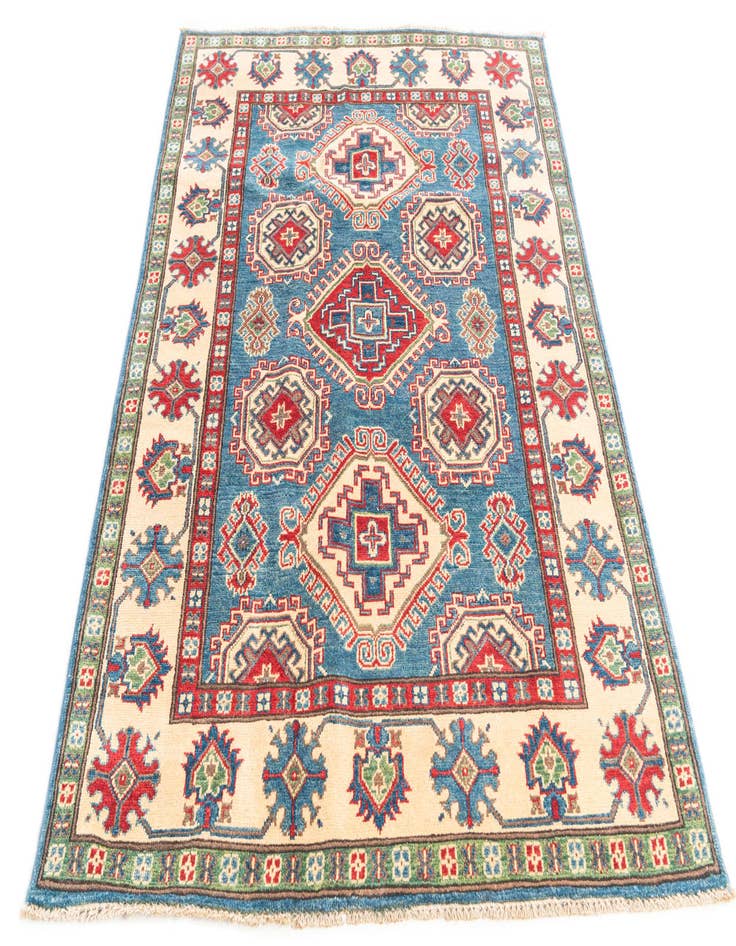 Detail image of  4' 2 x 6' 1  Hand Knotted Kazak Rug