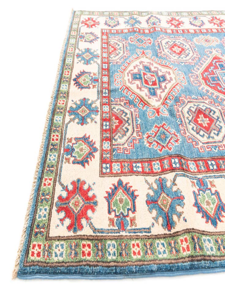 Detail image of  4' 2 x 6' 1  Hand Knotted Kazak Rug