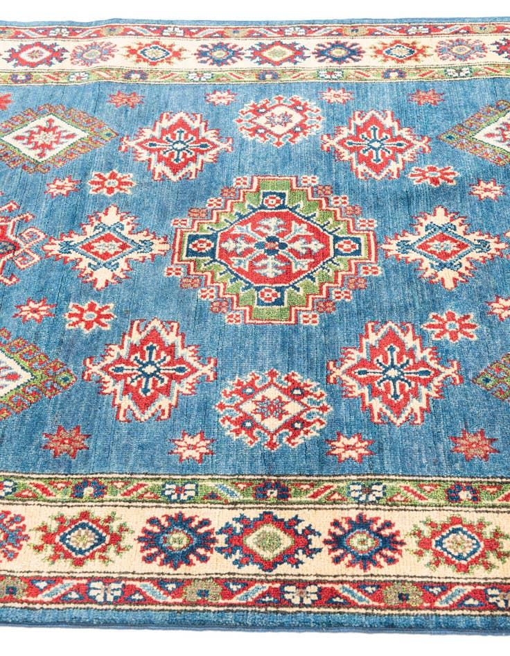 Detail image of  4' x 6' 1  Hand Knotted Kazak Rug