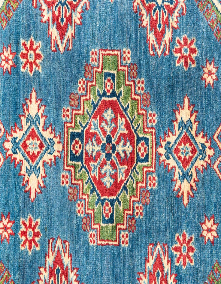 Detail image of  4' x 6' 1  Hand Knotted Kazak Rug