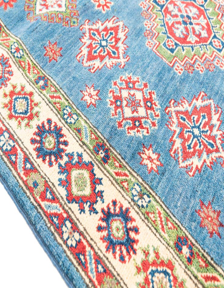Detail image of  4' x 6' 1  Hand Knotted Kazak Rug