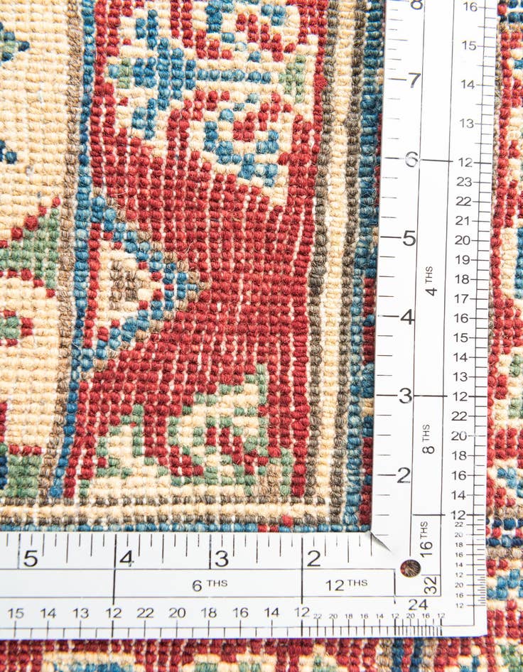 Detail image of  4' 1 x 6' 1  Hand Knotted Kazak Rug