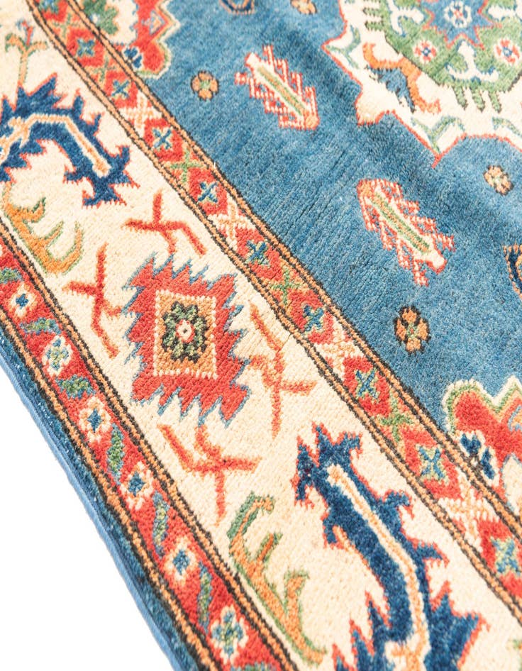 Detail image of  4' x 6' 1  Hand Knotted Kazak Rug
