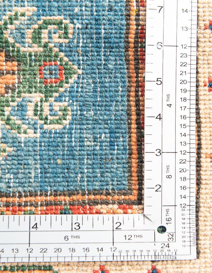 Detail image of  4' x 6' 1  Hand Knotted Kazak Rug