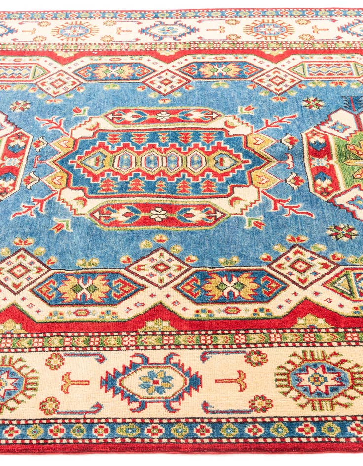Detail image of  5' 7 x 8' 2  Hand Knotted Kazak Rug