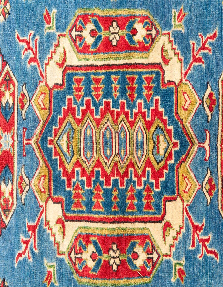 Detail image of  5' 7 x 8' 2  Hand Knotted Kazak Rug