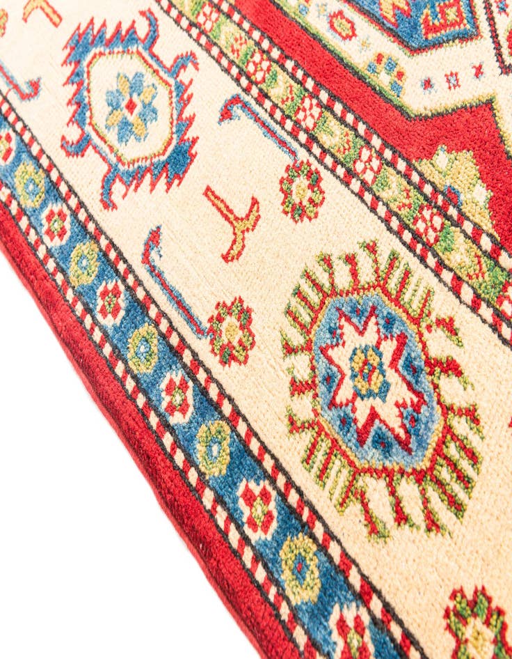Detail image of  5' 7 x 8' 2  Hand Knotted Kazak Rug