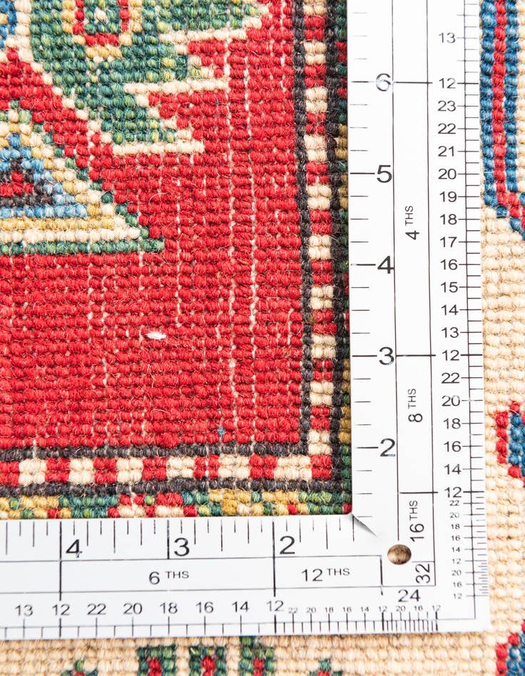 Detail image of  5' 7 x 8' 2  Hand Knotted Kazak Rug