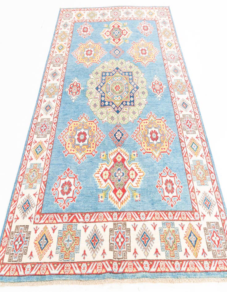 Detail image of  5' 7 x 7' 10  Hand Knotted Kazak Rug