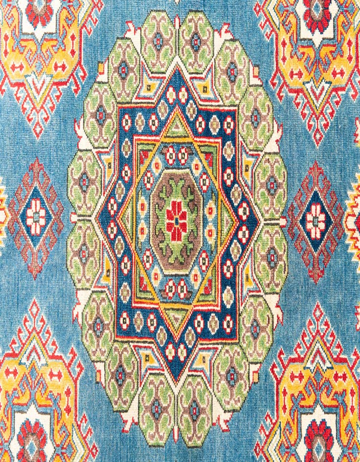 Detail image of  5' 7 x 7' 10  Hand Knotted Kazak Rug