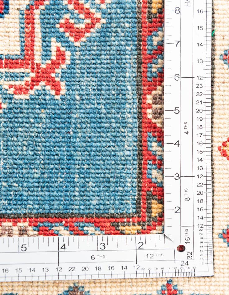 Detail image of  5' 7 x 7' 10  Hand Knotted Kazak Rug