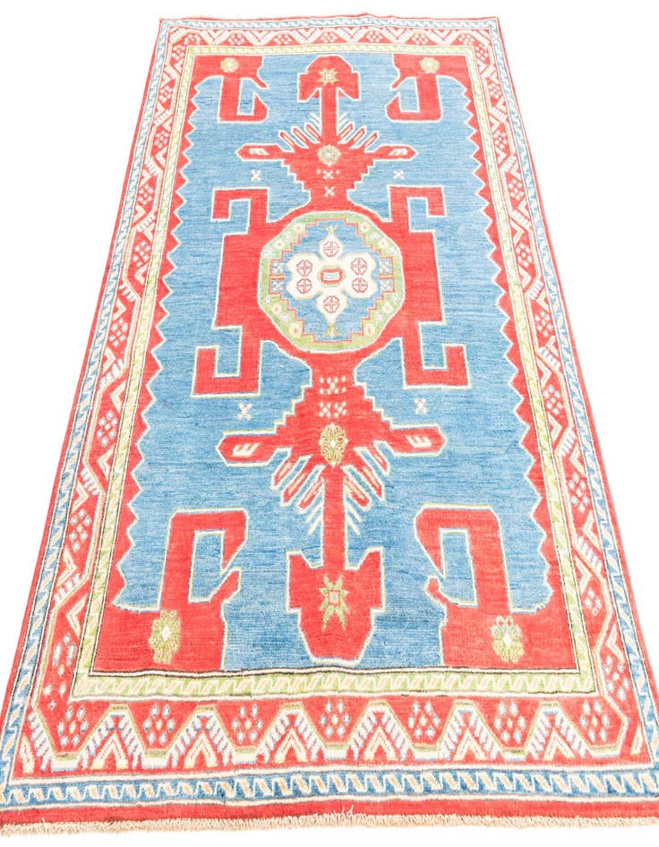 Detail image of  5' x 7'  Hand Knotted Kazak Rug