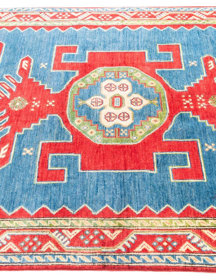 Detail image of  5' x 7'  Hand Knotted Kazak Rug