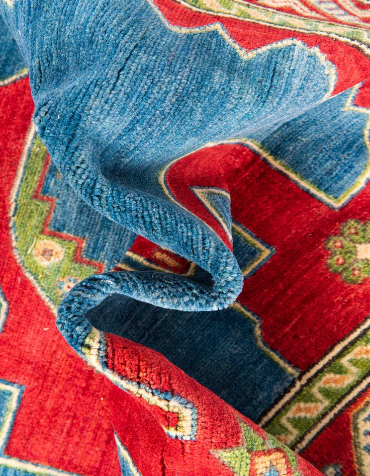 Detail image of  5' x 7'  Hand Knotted Kazak Rug