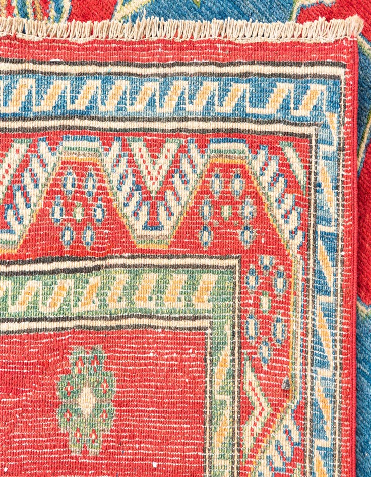 Detail image of  5' x 7'  Hand Knotted Kazak Rug